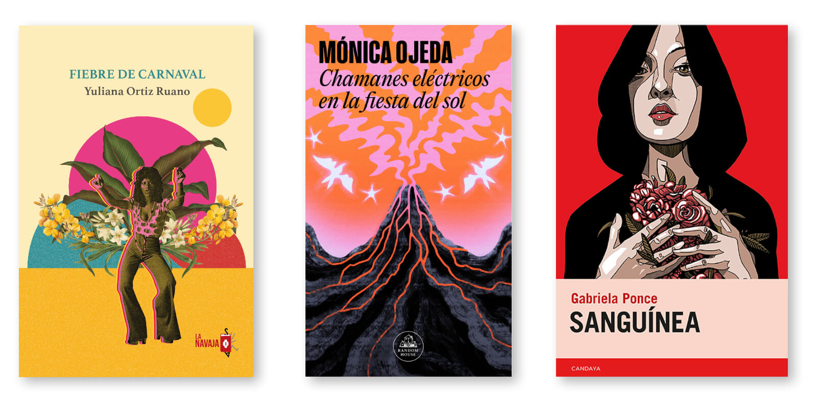 Sujet mit drei Buchcovern: 