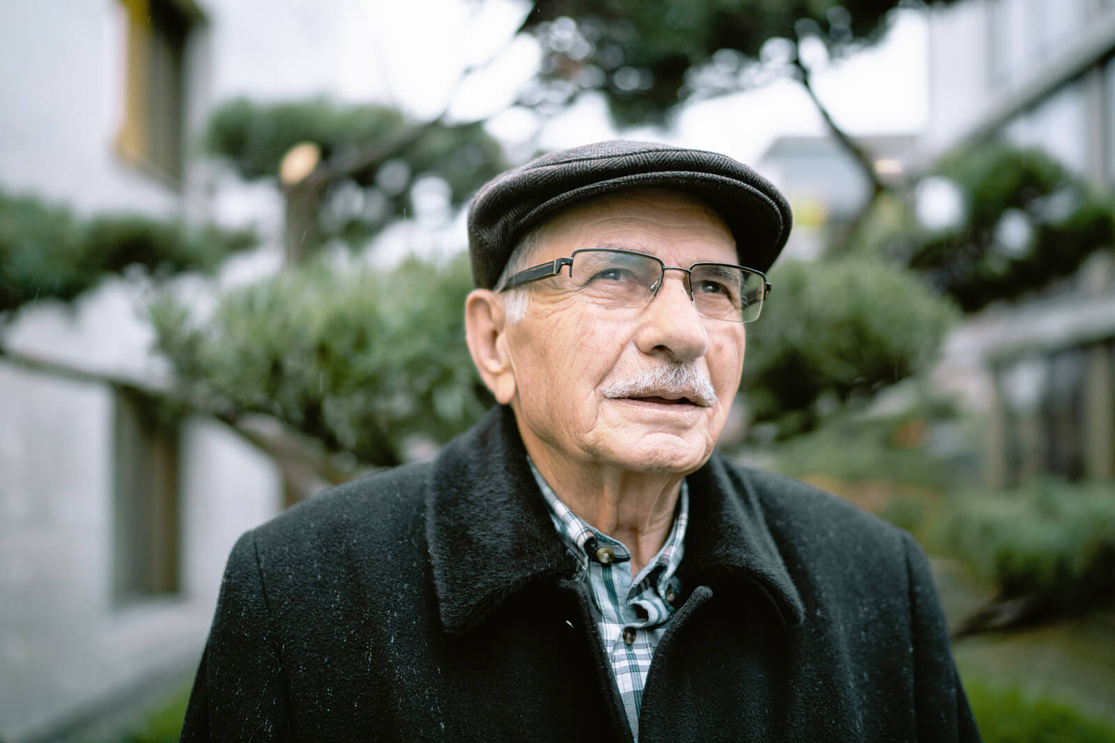 Porträt eines älteren Mannes.