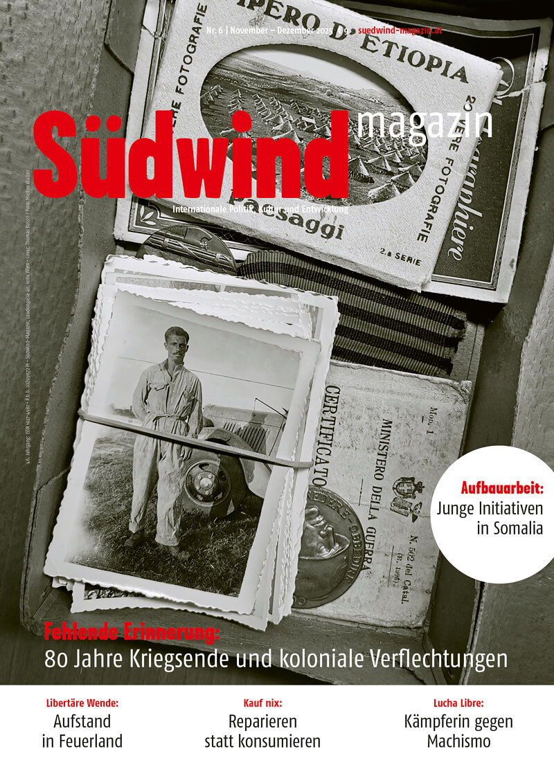 Cover des Südwind-Magazins Ausgabe 6/2025.